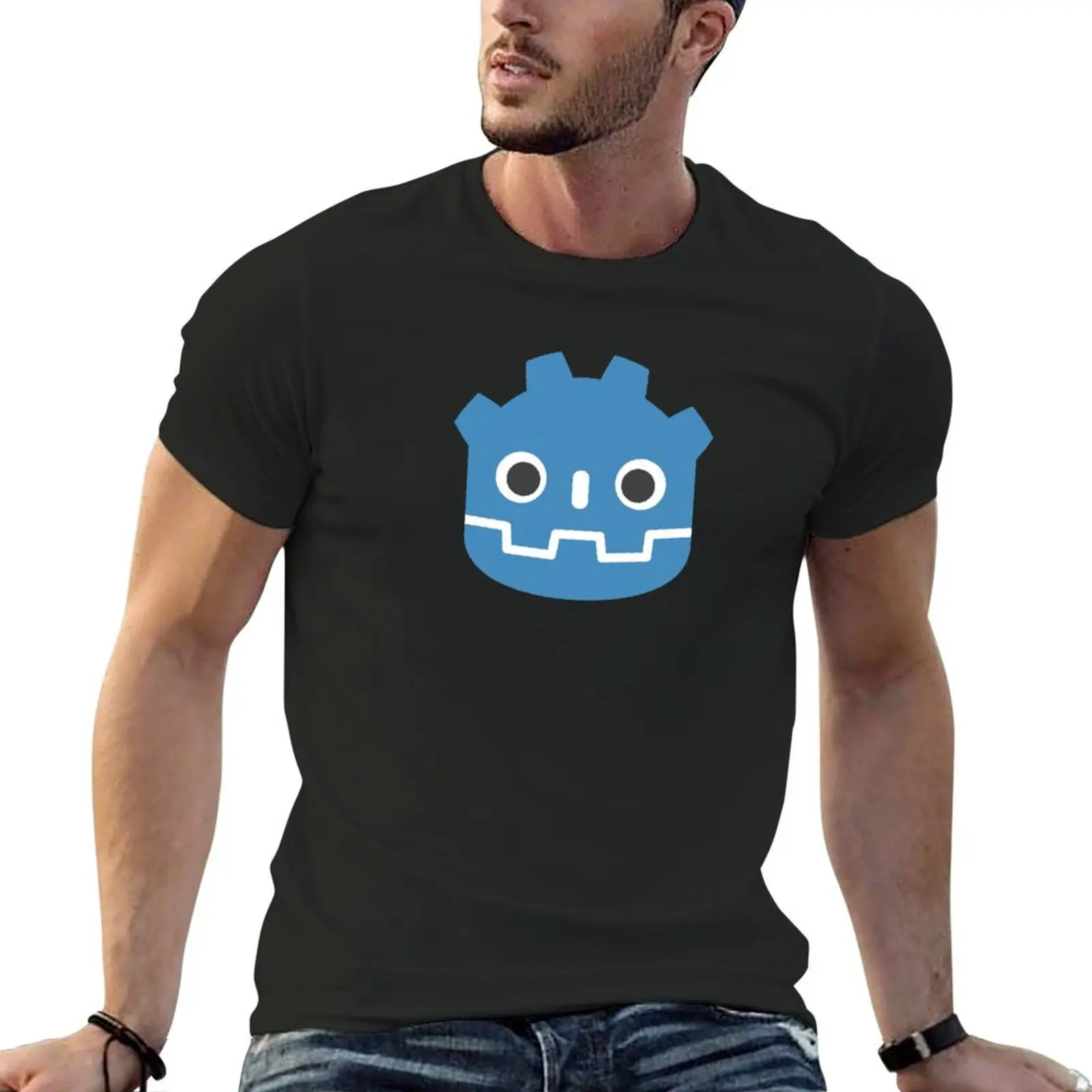Футболка Godot для разработчика игр графическая кавайная одежда мужские футболки