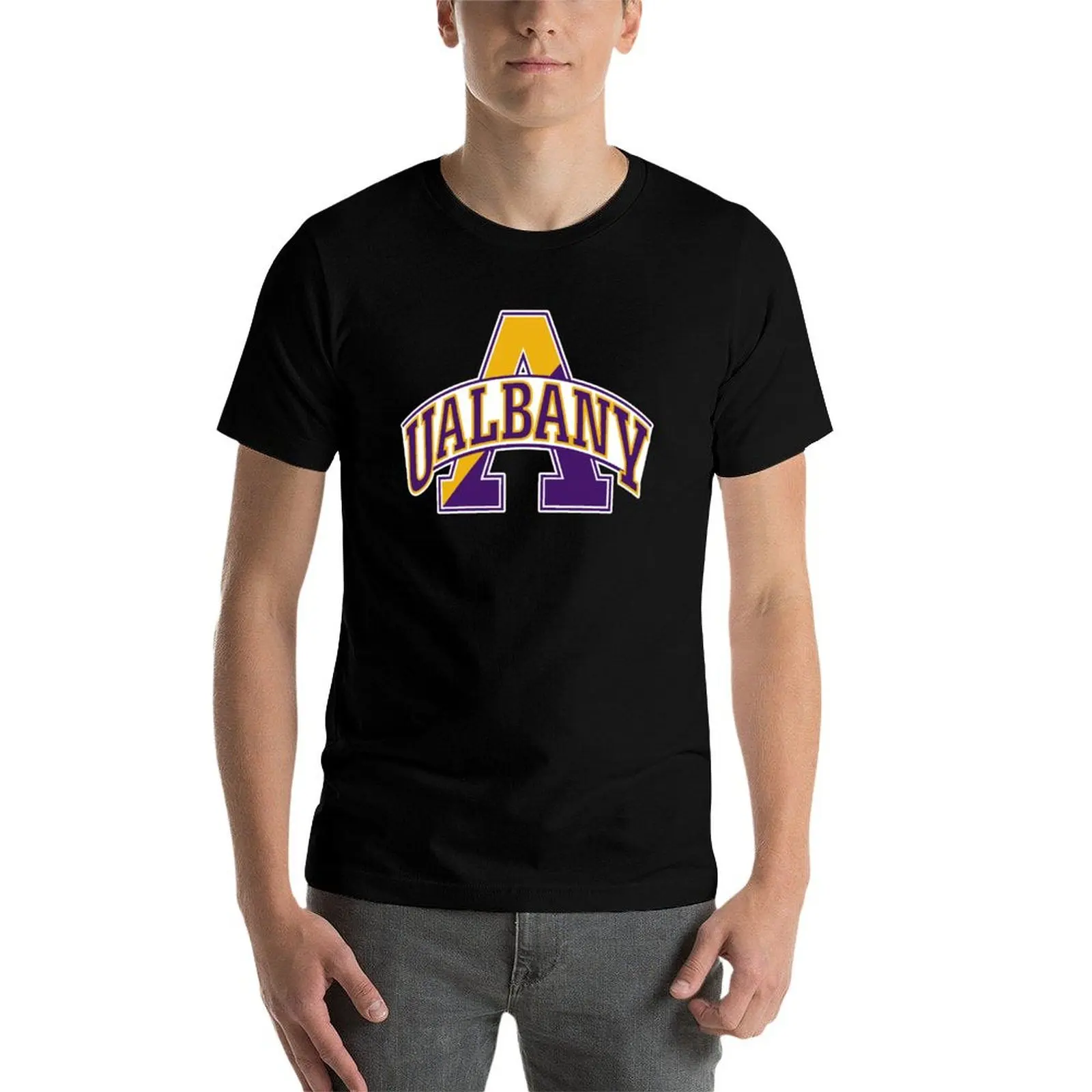 Фото Футболка Albany Great Danes, хлопковые футболки, мужские футболки из 100% хлопка, мужские хлопковые футболки, футболка высокого качества №3