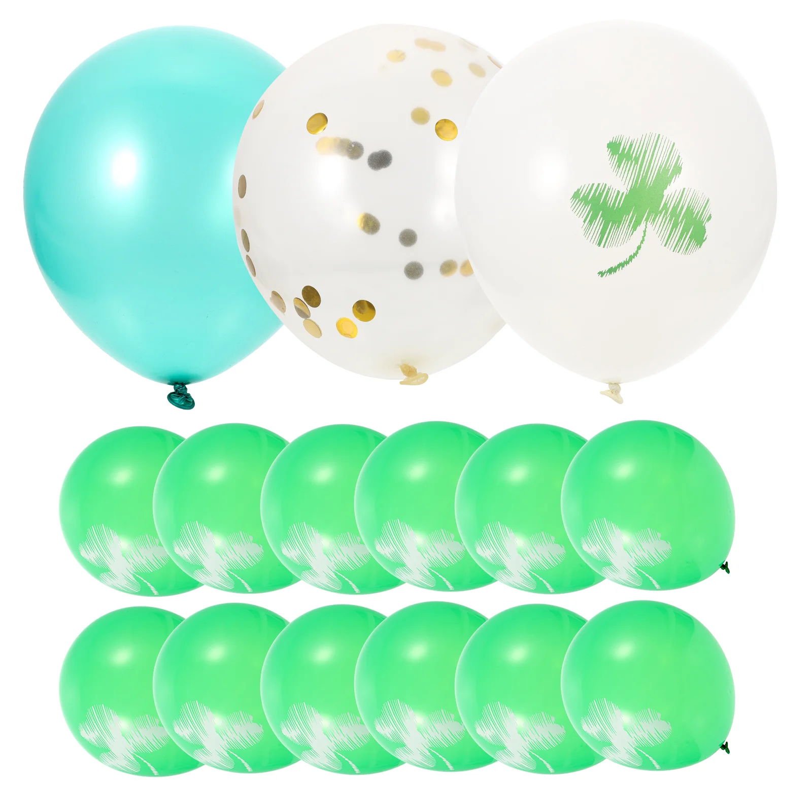 

Balloons Party St Days Latex Patrick Shamrockpaddington Decorations Birthday Greenlucky Sequined Patricks Balloon