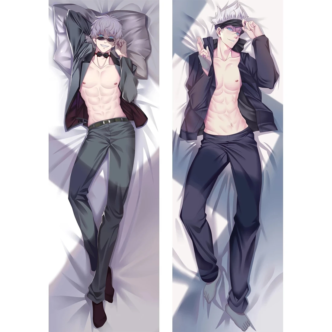 

Крутой чехол с аниме juютсу Kaisen Gojo Satoru Cosplay для мальчиков подушка чехол s Otaku BL Dakimakura обнимающая Подушка Чехол двухсторонний