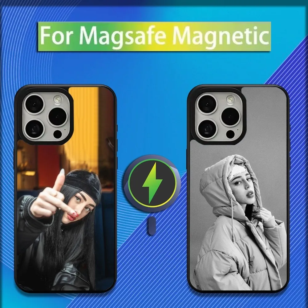 Rapper N-Nicki Nicole Phone Case For iPhone 16 15 14 13 12 11 Plus Pro Max Mini Magsafe Magnetic Wireless Charging