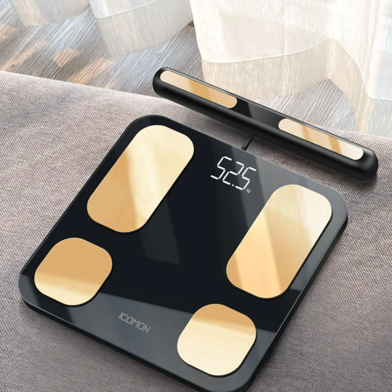 

Бытовая Интеллектуальная Зарядка для потери веса, восемь электродов, измерение жира в теле, сегментированное точное измерение весы для людей с жиром