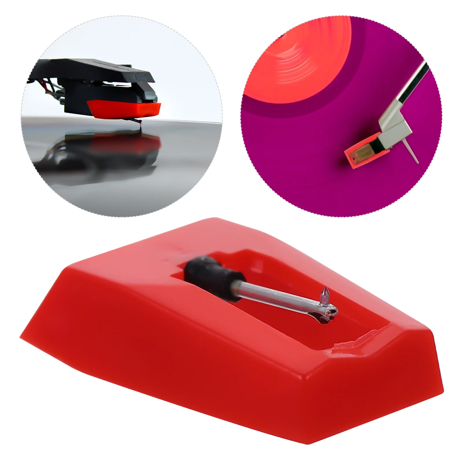 

Record Upgraded Golden with Dimond Stylus Replacement for Turntable Vinyl Record Phonograph 2PCS