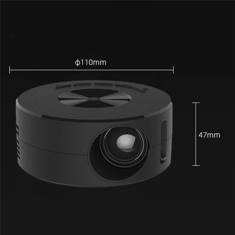 

YT200 Mini Portable Home Projector Small Children's Mobile Phone Projector