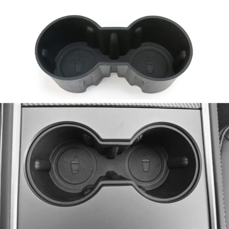 

Suitable For Tesla Model3 Modely Central Control Cup Seat Limit Storage Storage Box Stowing Tidying Modification Accessories