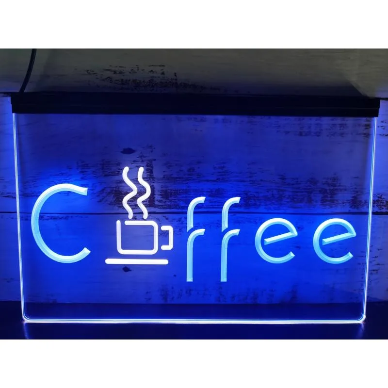 

Coffee Dual Color LED Neon Sign