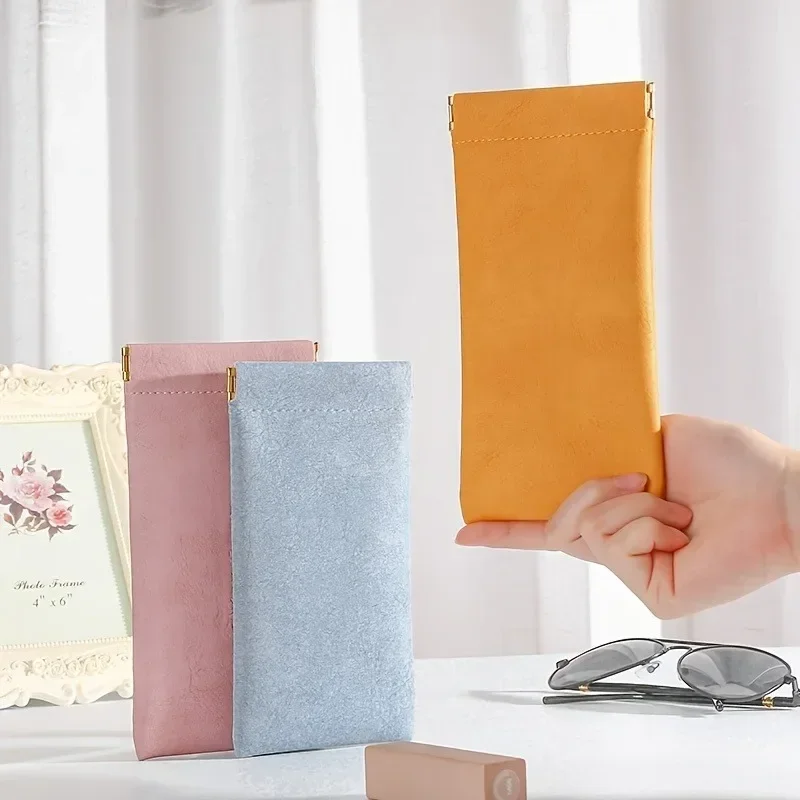 Магнитная автоматическая закрывающаяся модная портативная сумка для очков