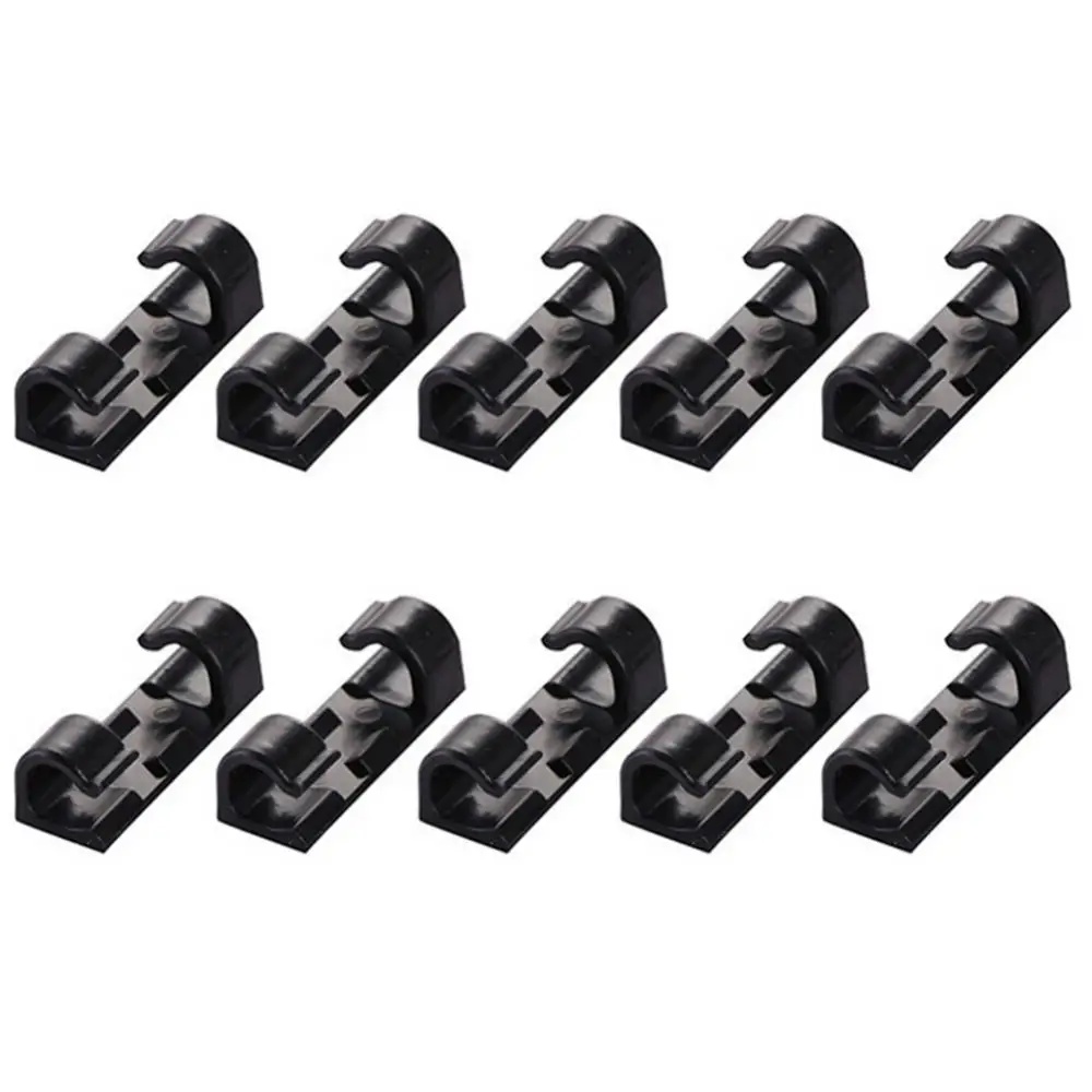 

20pcs Self-Adhesive Cable Organiser Clips Wire Organizer And Cables MiniWire Manager Cord Holder Household Organizer Accessories