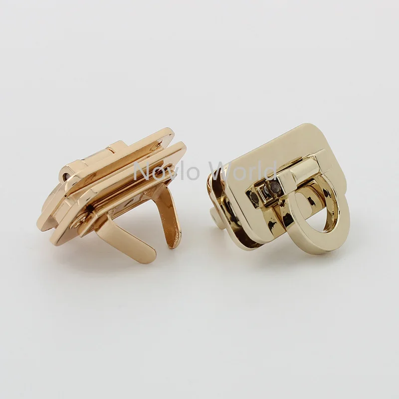 5-20-50sets 2 colors 31*15mm gold rectangle shape flip lock for woman handbag metal clasp purse accessories