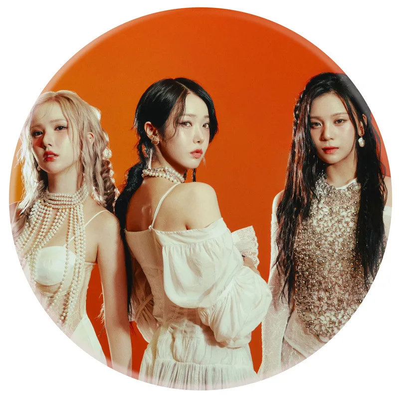 Альбом KPOP VIVIZ VOYAGE круглая металлическая брошь в виде значка E Dua SinB Umji модный