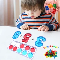 new montessori mathematics material writing skills counting learning toys for educational aids baby early education puzzle tools