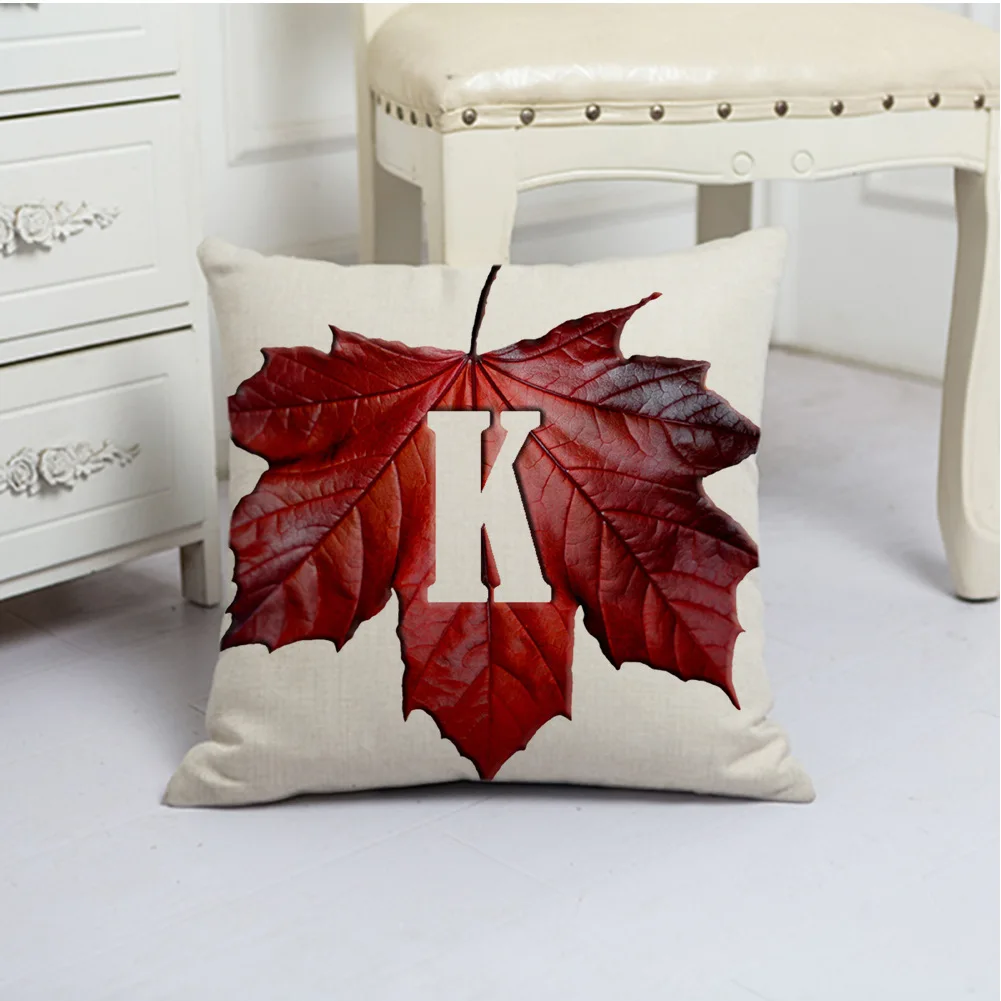 

Наволочка из полиэстера и льна с английскими буквами