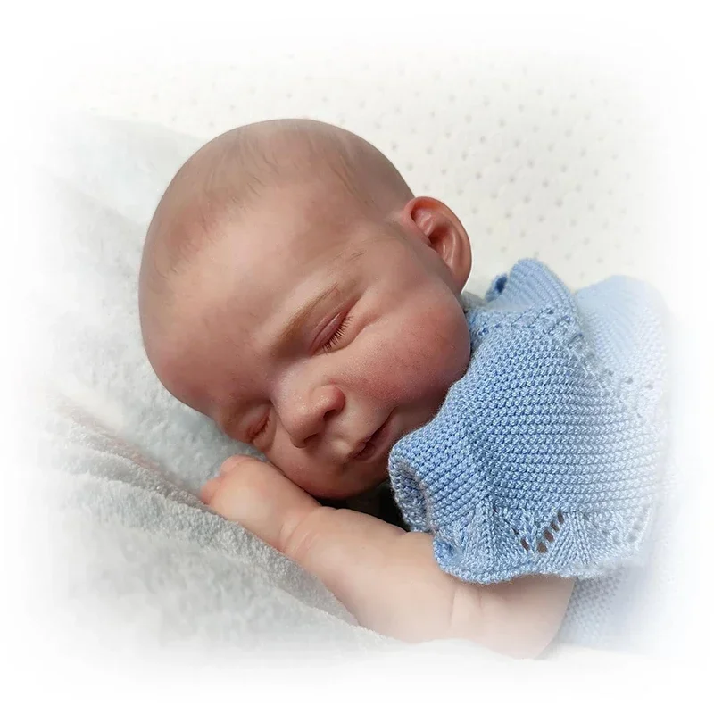 48 см кукла реборн для новорожденных Pascle Sleeping Baby реалистичная настоящая мягкая на