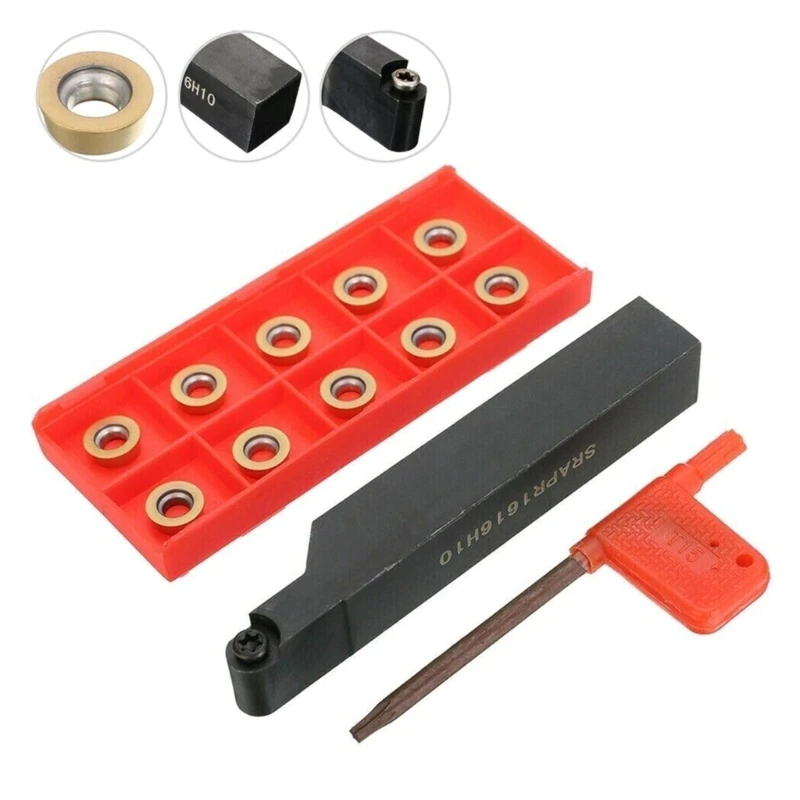 Индексируемый держатель токарных станков по металлу SRAPR1616H10 с 10 шт. RPMT10T3MO