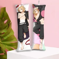 tokyo revengers manjiro sano mikey keychain small dakimakura pendant mini body pillow decoration anime periphery