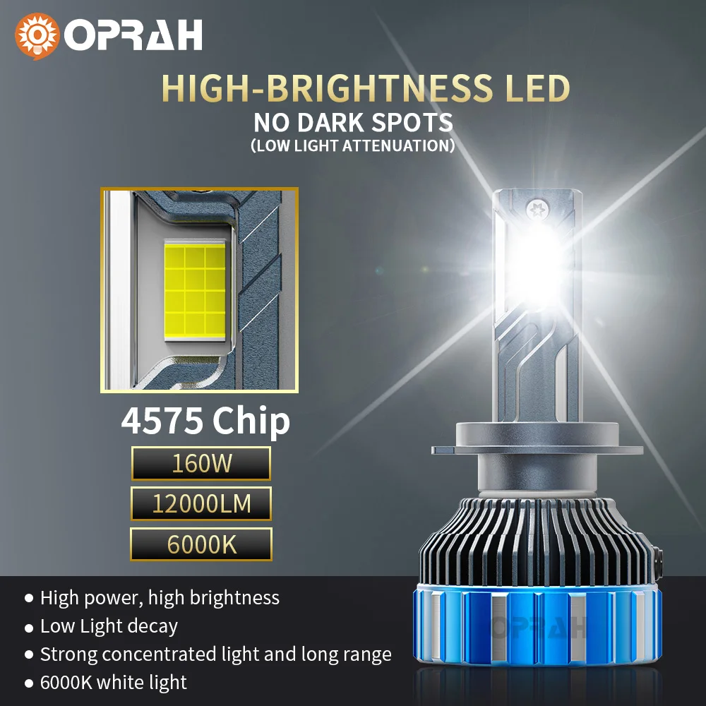 H4 Автомобильные светодиодные фары H7 Лампы H1 H11 9005 9006 350000 LM 900 Вт 4575 чип высокой