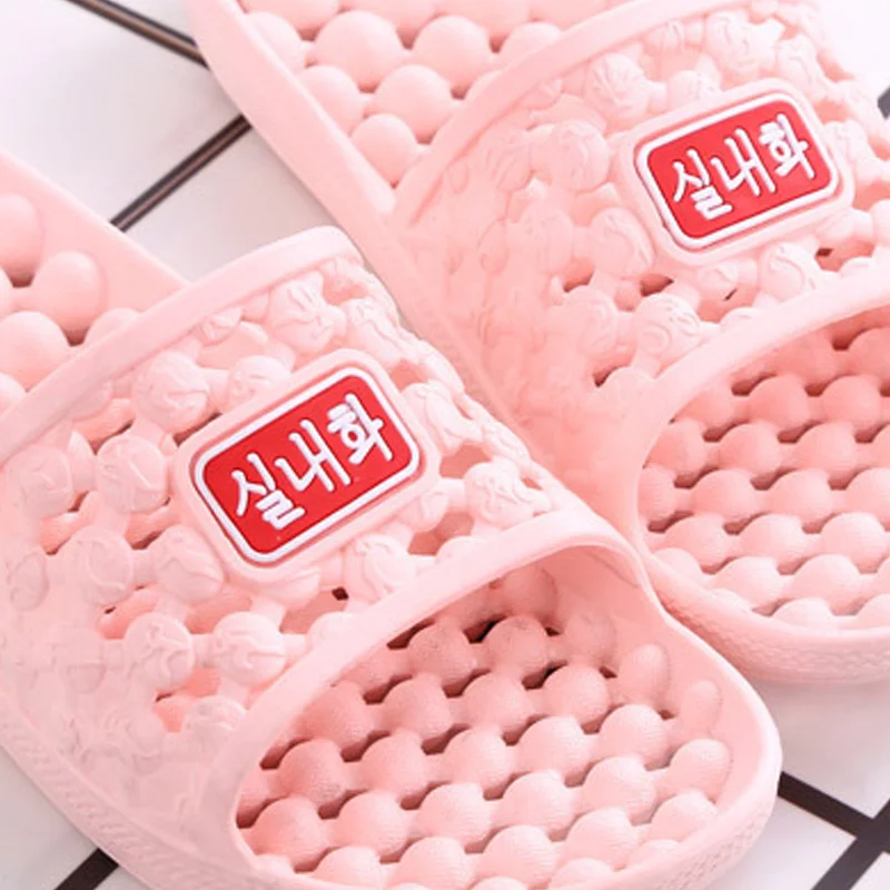 Couple Bathroom Anti-skid Special Slippers 2022 Summer Indoor Bath Leaking Quick-drying Women's Slippers