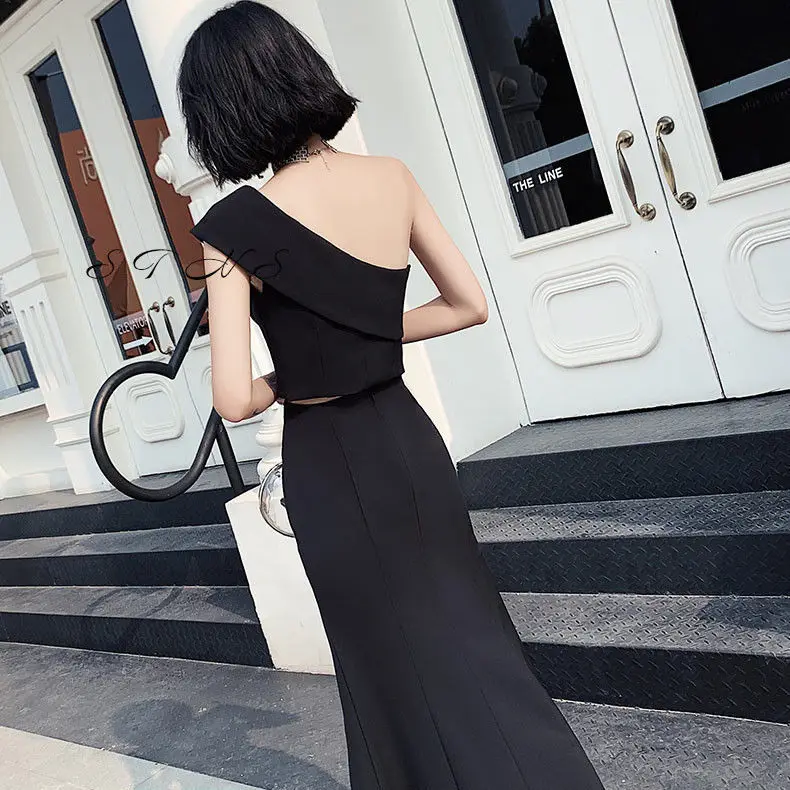 2023 New Summer Women Korean Fashion Suit Sexy Solid Shirt + High Waist Bodycon Long Mermaid Skirt 2 Pieces Sets Tops X23 images - 6