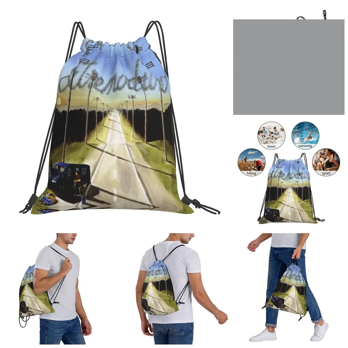 

Extremoduro 5 Drawstring Bags Gym Bag Hot Sale Backpack Joke Infantry pack