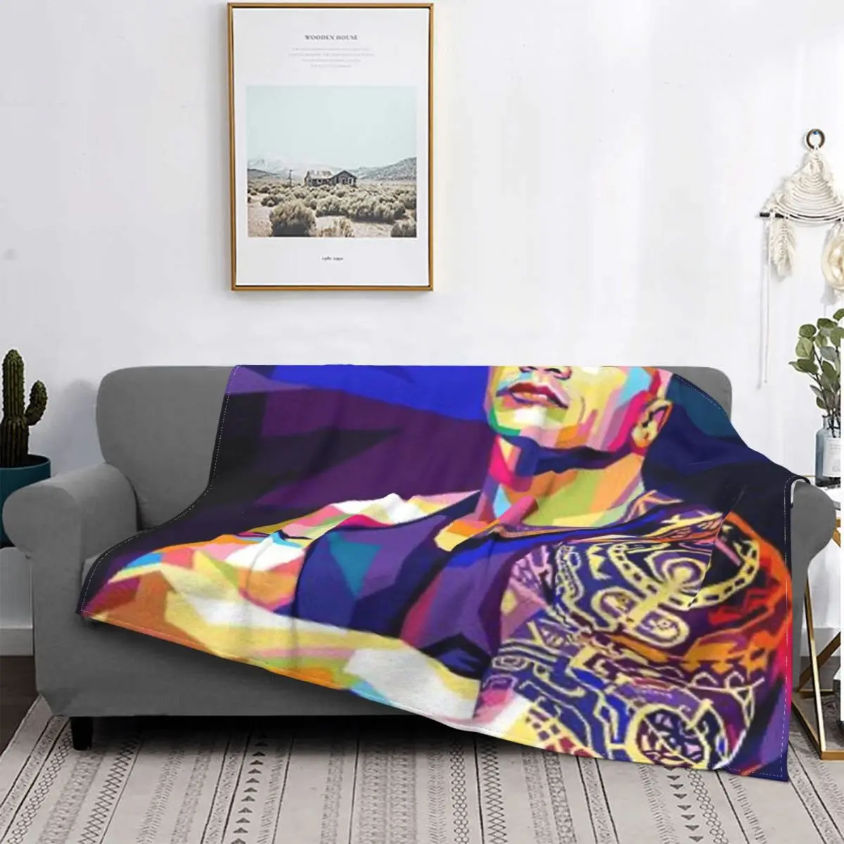 

Ddong Johnson-Manta a cuadros para niños, cubrecamas para cama, manta doble de muselina a cuadros, funda para niños