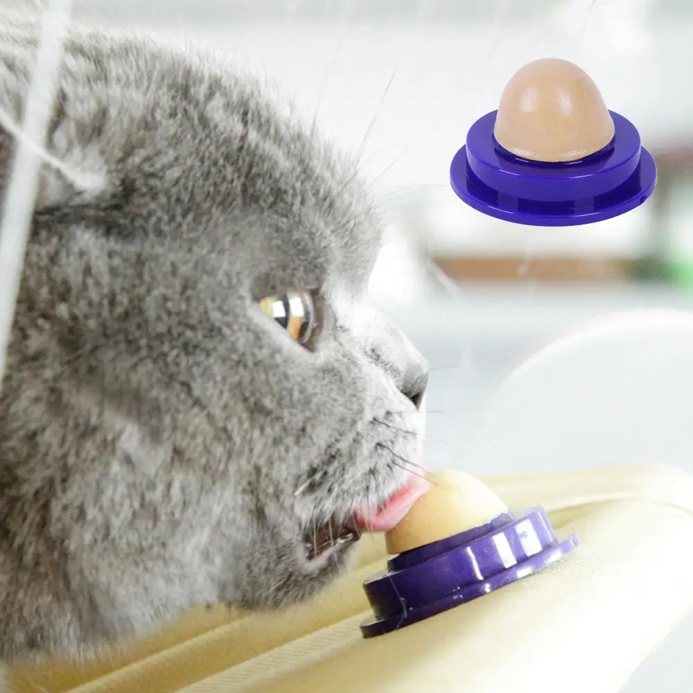 

Healthy Nutrition Cat Wall Stick-on Ball Toy Treats Healthy Natural Removes Hair Balls To Promote Digestion Pet Gel Energy Ball