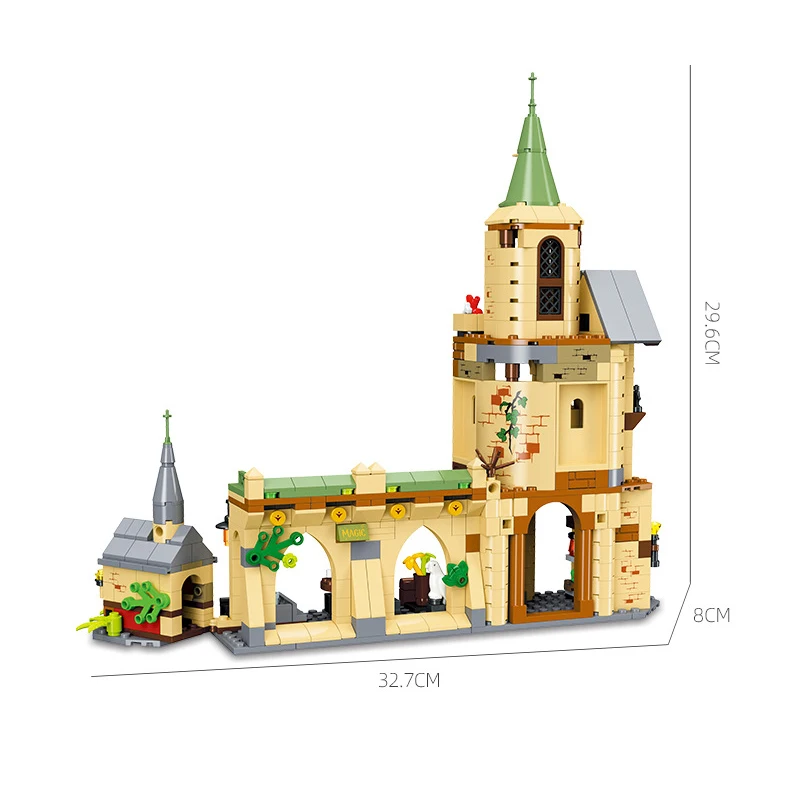 Конструктор строительный MOC Idea для двора 2023 кубиков игрушки сборки детей