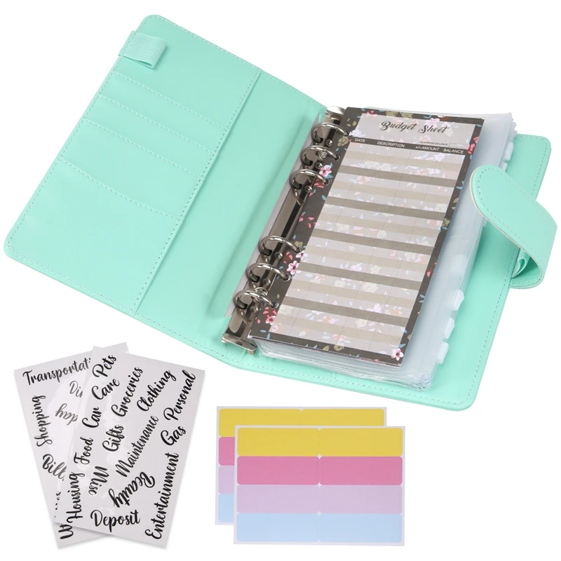 

Budget Binder Set-28 Pieces Of Budget Binder,Money Saving Binder, Cash Envelope For Budget And Financial Management