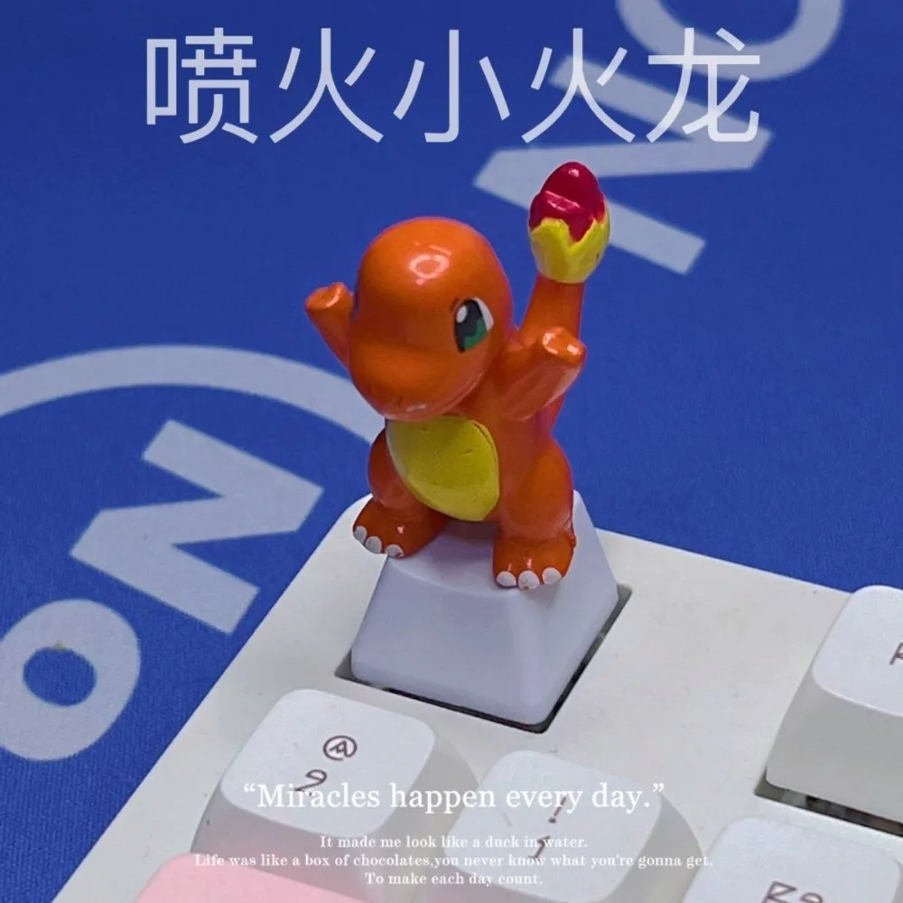 Miniso Stitch Sanrio Cinnamon мультфильм Charmander колпачки для клавиш ручной работы крестовая
