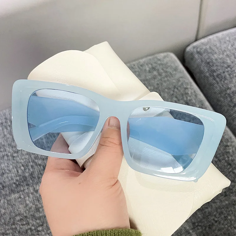 

Square Sunglasses Retro Eyewear For Women/Men Goggles Sun Shade Oversized Outdoor Vintage UV400 Eyewear Big Frame Eye Protector