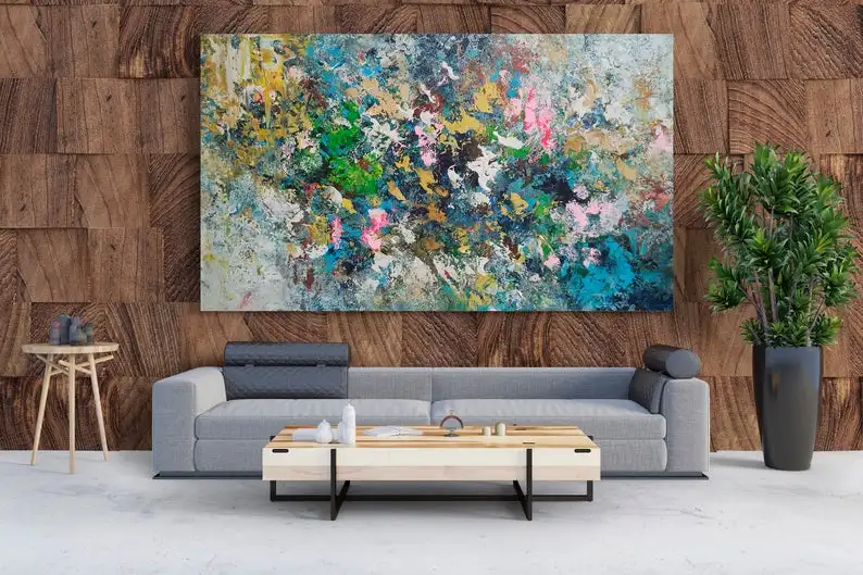 

Original Abstract Painting, Extra Large Wall Art, Textured Canvas Art, Abstract Abstract Canvas Art, Master Bedroom Wall Decor