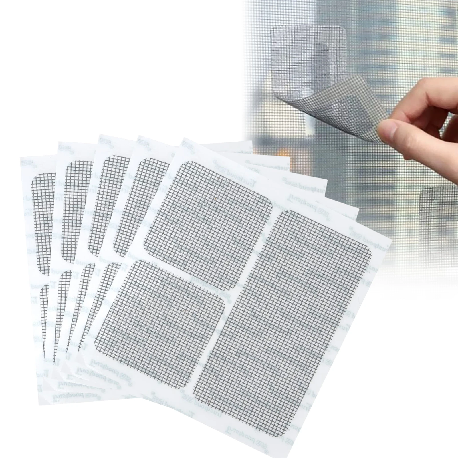 

6 шт., сетчатые наклейки на окна и окна