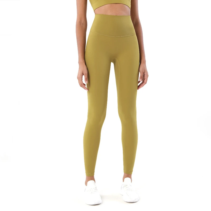 

33 Colors Sexy Nude Seamless Leggings Yoga Pants Women Gym Fitness Sportswear Woman Workout Push Up Tights Black Stretchy Pants