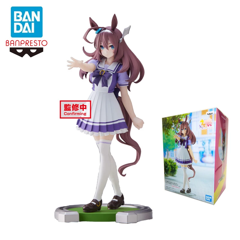 

Оригинальная фигурка Banpresto Pretty Derby Mihono Bourbon, фигурка аниме, 18 см, ПВХ фигурка BANDAI, модель, игрушки для мальчиков, подарок