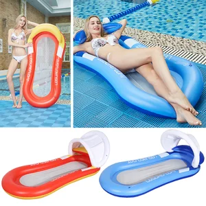 PVC Summer Water Hammock Swimming Pool Beach Water Floating Lounge Inflatable Sleeping Cushion Air B in Pakistan