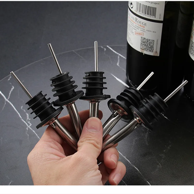 

2022 Stainless Steel Wine Bottle Pourer Pourer Oil Cork Bartender Wine Accessories Bar Accessories Wine Pourer For Home Bar