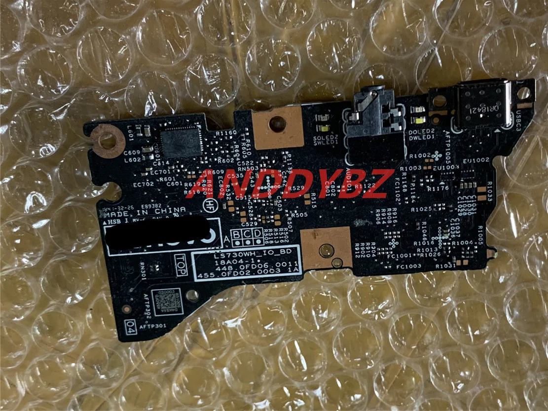 Фото Подлинная 448.0FD06 0011 455.0FD02 0003 LS730WH IO BD для LENOVO YOGA S730-13IWL USB аудиоплата протестирована хорошо №1