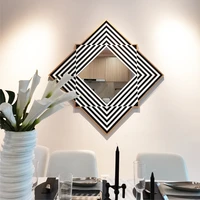 decorative wall mirrors wall hanging decor irregular mirror decoration home bedroom spiegel home decoration accessories