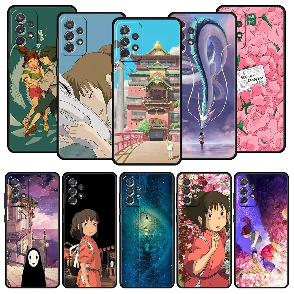 

Spirited Away Anime Phone Case For Samsung Galaxy A13 A52 A33 5G A53 A73 A03 A23 A03s A21s A51 A71 A31 A11 A41 M21 M31 A01 Cover