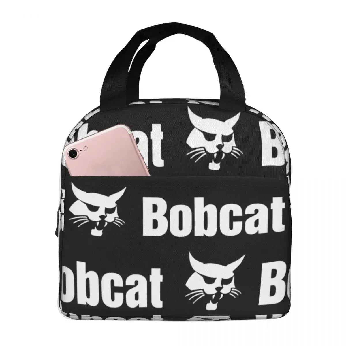 Сумка для ланча с логотипом Bobcat унисекс портативная охлаждающая изолированная