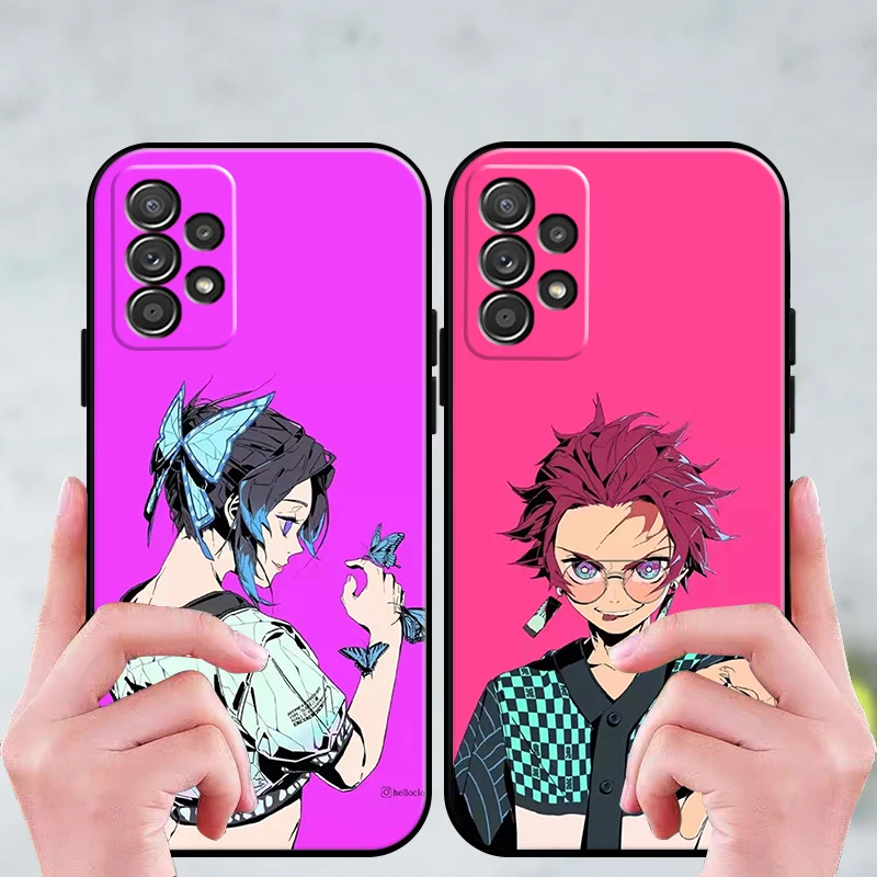

Anime Slayer Phone Case For Samsung A52 5G A42 5G A31 A70 A60 A71 4G A32 A51 A41 A52 A72 A50S A50 Dliu 2021 TPU Cartoon Pixel