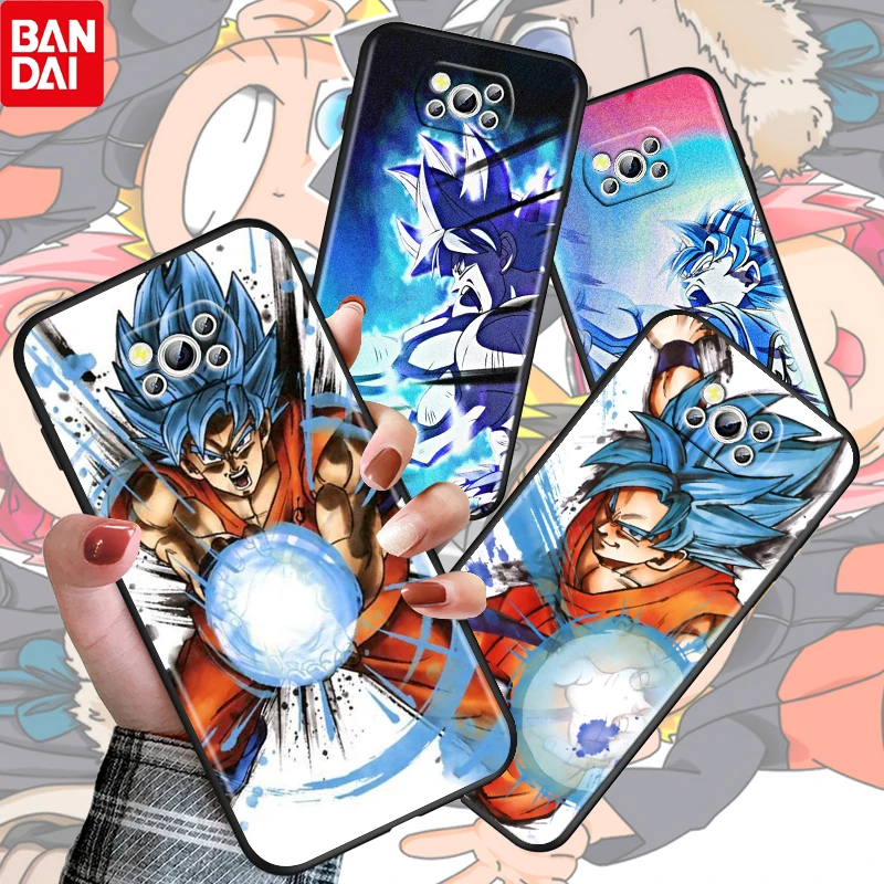 

Anime Dragon Ball Goku For Xiaomi Poco M4 X3 F3 GT NFC M3 C3 M2 F2 F1 X2 Pro Mi Mix3 Soft Silicone Black Phone Case Cover Fundas