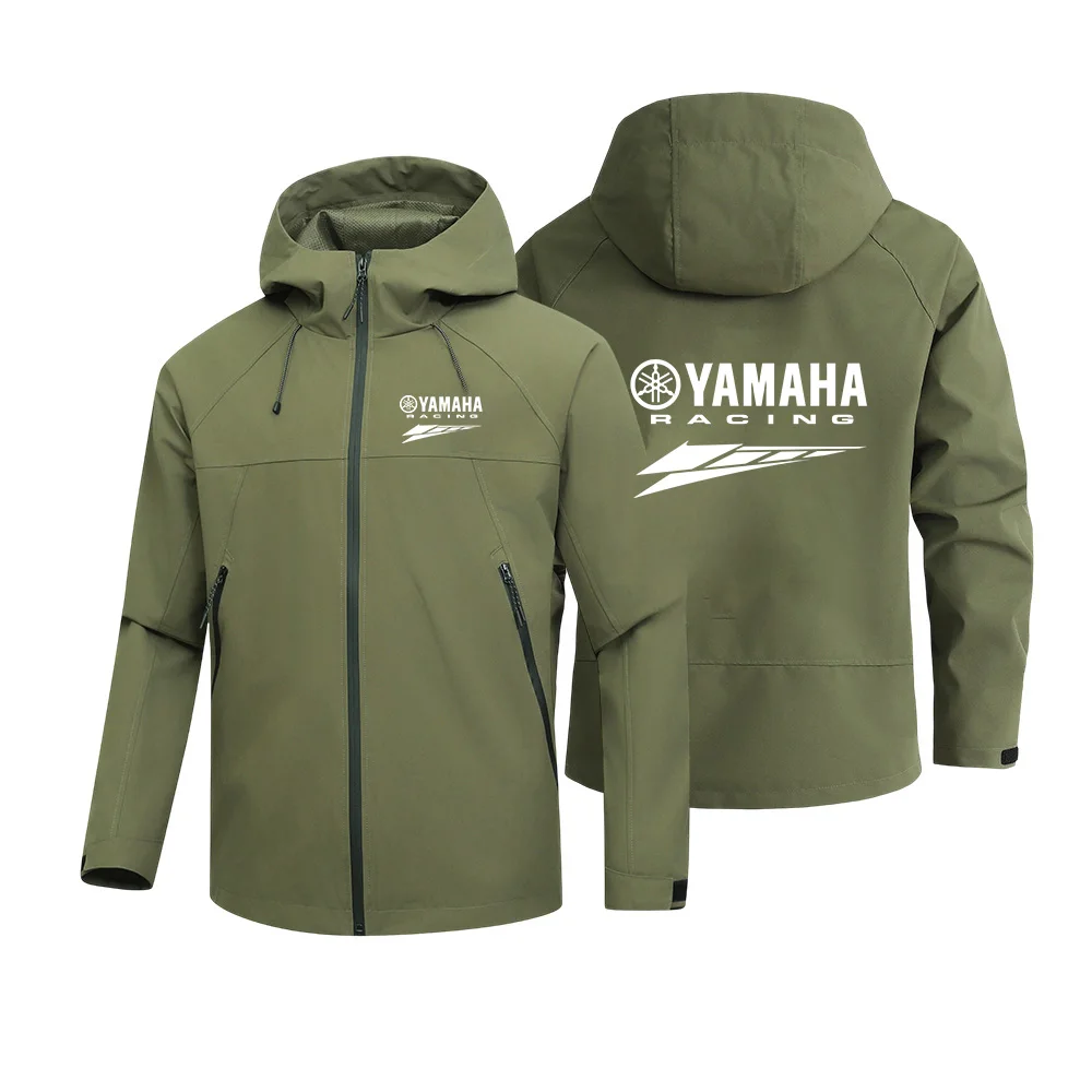 Фото Ветрозащитная спортивная куртка Yamaha для мотоциклистов, повседневная модная велосипедная куртка для мужчин и женщин №2