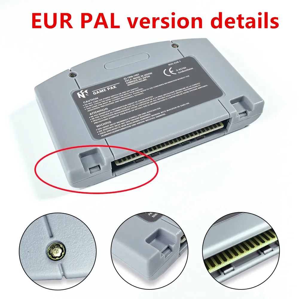 Игровой картридж Mortal Kombat Trilogy для 64-битных консолей PAL EUR