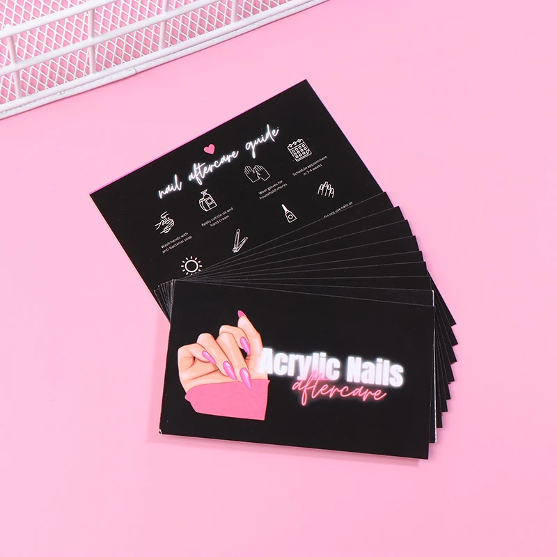 10/50 шт. визитная карточка для дизайна ногтей пресс бумажная доска со скидкой