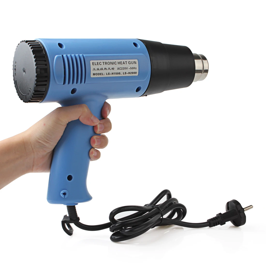 Промышленный Электрический тепловой ручной Фен 220 В с регулируемой температурой