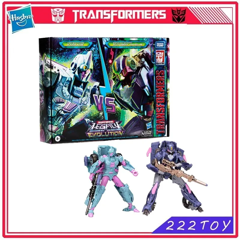 Фото Новые игрушки Hasbro Transformers Legacy Evolution Kaskade VS Javelin, аниме-модели, фигурки роботов, коллекционные игрушки, подарки для хобби №2