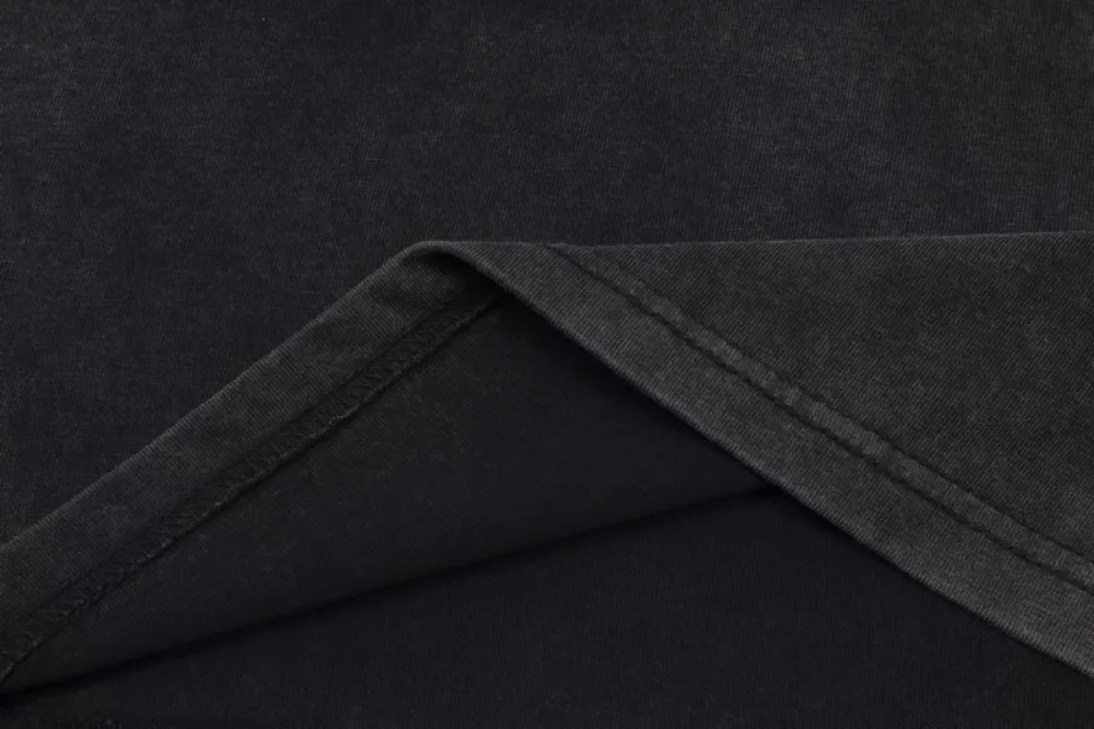 DEPT New Vintage Wash черная футболка Мужская модная брендовая с буквенным принтом GALLERY Logo