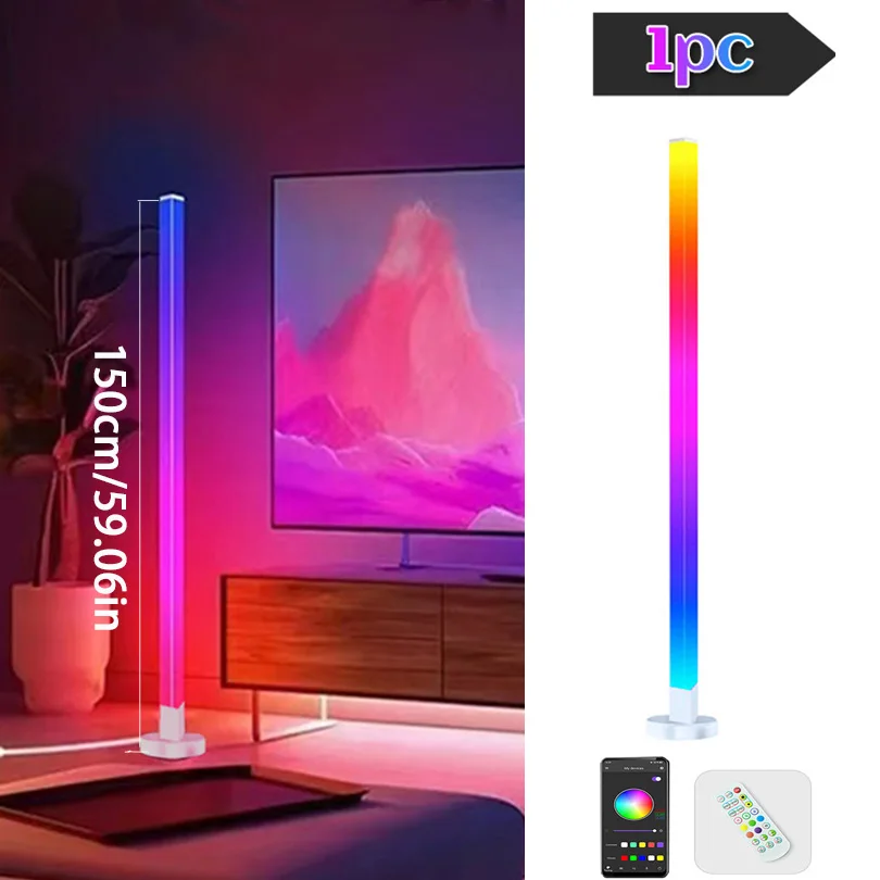 

Smart Corner Floor Lamp 150cm RGB LED