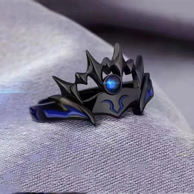 

1 Pcs Cartoon Anime Date A Live Cosplay Rings Figure Tobiichi Origami Adjustable Rings Costume Props for Men Women Gifts Toys
