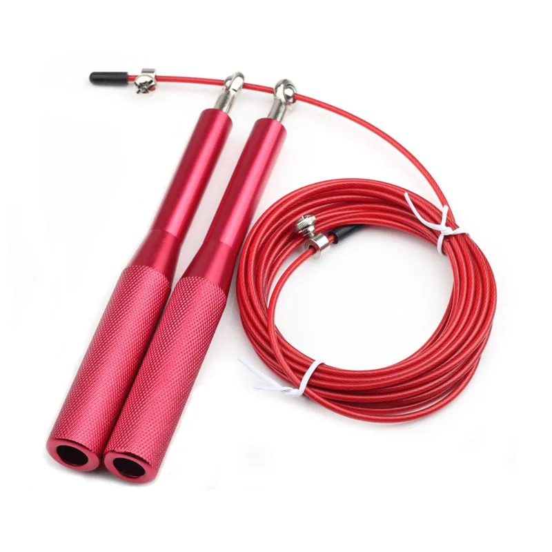 

Fitness Jump Rope Excercise Workout Light Bearing Skipping Ropes Metal Speed Crossfit Gym MMA Training Adults Child Equipment